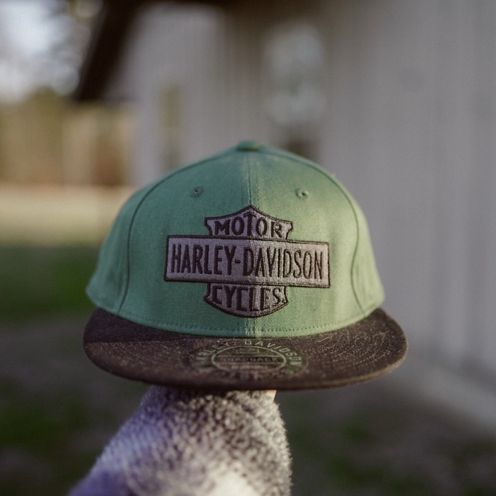 Harley-Davidson Olive and Black Hat